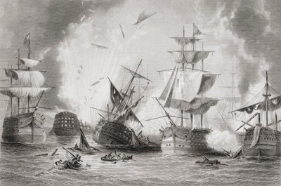 La battaglia di Navarino, 1883 da English School